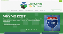 Desktop Screenshot of discoveringmypurpose.org